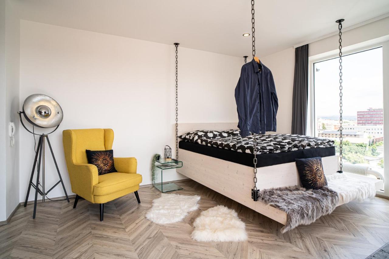 Apartament Zeppelin Studio With An Industrial View - Brno Zewnętrze zdjęcie