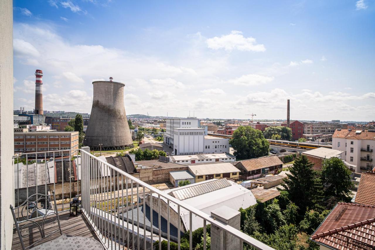 Apartament Zeppelin Studio With An Industrial View - Brno Zewnętrze zdjęcie