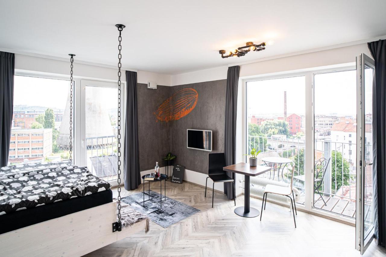 Apartament Zeppelin Studio With An Industrial View - Brno Zewnętrze zdjęcie